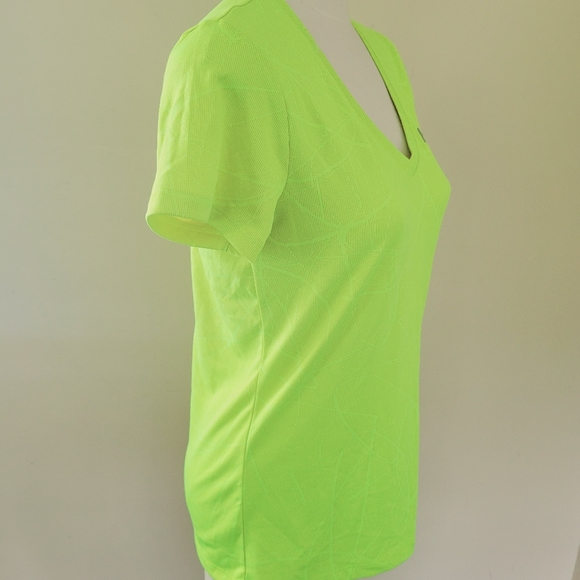 Under Armour Defense neon jacquard tee size small - Picture 4 of 8